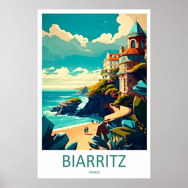 Affiche Biarritz 2 (Devant)