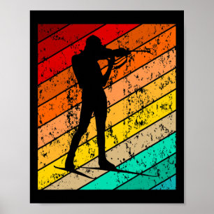 Affiche Biathlon Biathlet Ski Ski Ski Retro Vintage 3