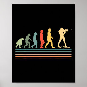 Affiche Biathlon Biathlet Ski Sports d'hiver