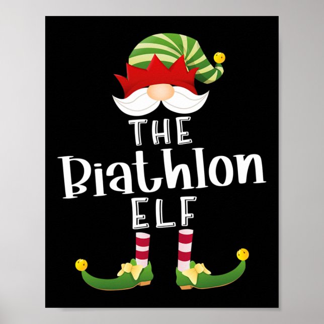Affiche Biathlon Elf Group Noël Funny Pajama Party (Devant)