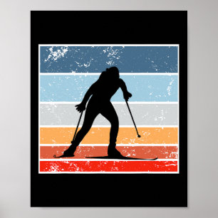 Affiche Biathlon Ski De Fond Pour Biathlon