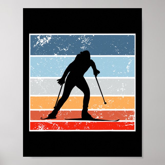 Affiche Biathlon Ski De Fond Pour Biathlon (Devant)