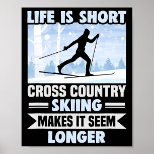 Affiche Biathlon Vie Est Court Ski De Fond 1