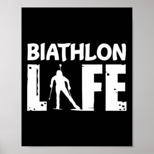 Affiche Biathlon Vie Pour Biathlètes Ski