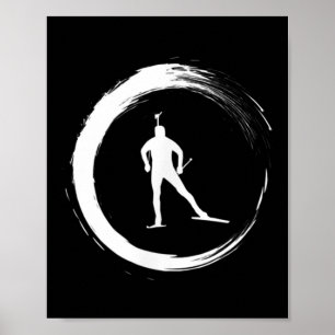 Affiche Biathlon Winter Sport Kreis Pion 1