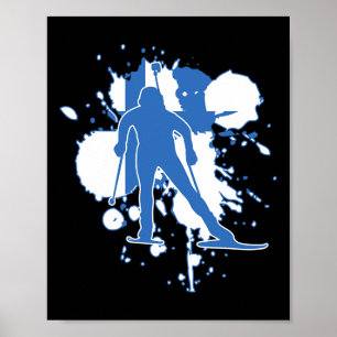 Affiche Biathloniste finlandais - Biathlon finlandais 1