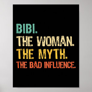 Affiche Bibi La Femme Le Mythe L'Influence D Drôle Rétr