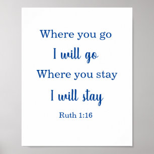Affiche Bible Ruth de mariage