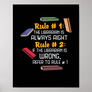 Affiche Bibliothécaire