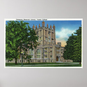 Affiche Bibliothèque commémorative de Thompson, université