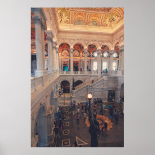 Affiche Bibliothèque du Congrès américain