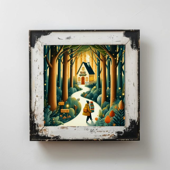 Affiche Bibliothèque envisagée Bookstore Wall Art (Créateur téléchargé)