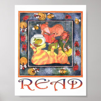 Affiche Bibliothèque Lire l'affiche 08