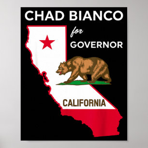 Affiche Bicanco 2026 Chad Bianco Gouverneur De Californie