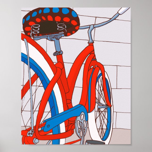 Affiche Bicicleta vintage (Devant)