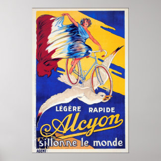 Affiche BICYCLE À CYCLE Vintage