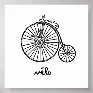 AFFICHE BICYCLETTE VINTAGE