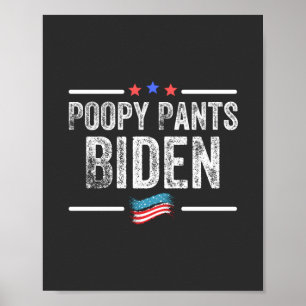 Affiche Biden Culotte Fécale
