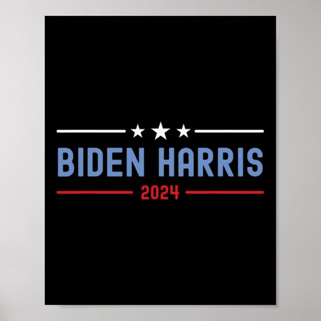 Affiche Biden Et Harris Votant Pour L'Élection Présidentie (Devant)