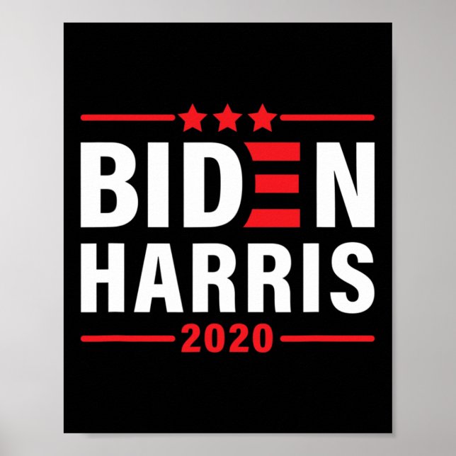 Affiche Biden Kamala Harris 2020 Élection Démocrate Libéra (Devant)
