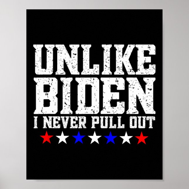 Affiche Biden sort une blague embarrassante politiquement  (Devant)