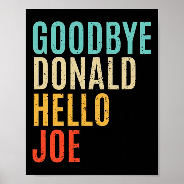 Affiche Biden Won Trump Perdu L'Élection Démocrate Harris  (Devant)