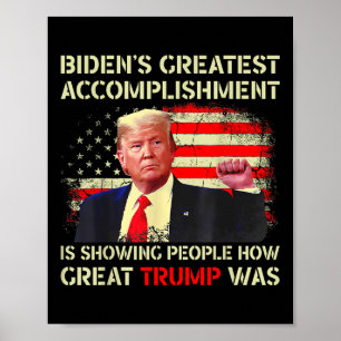 Affiche Bidens Amusants Plus Grande Réussite Montre Tr