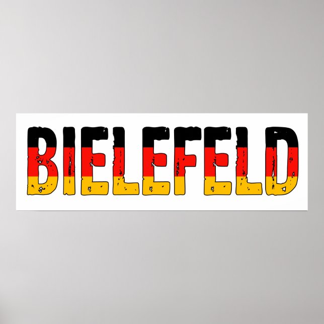 Affiche Bielefeld Allemagne (Devant)