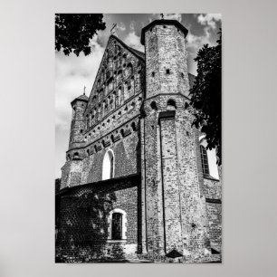 Affiche Biélorussie Беларусь Église de Synkavichy Architec