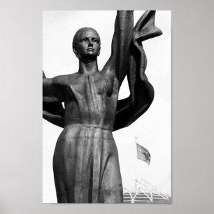 Affiche Biélorussie Беларусь Minsk Мінск Минск Architectur