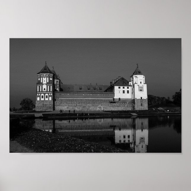 Affiche Biélorussie Б е л р у с Château de Mir           (Devant)