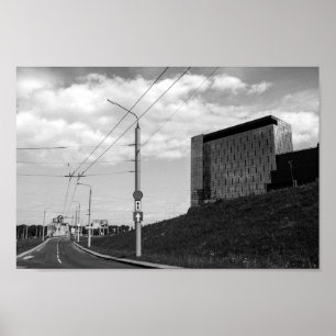 Affiche Biélorussie Grodno Cityscape City View Architectur