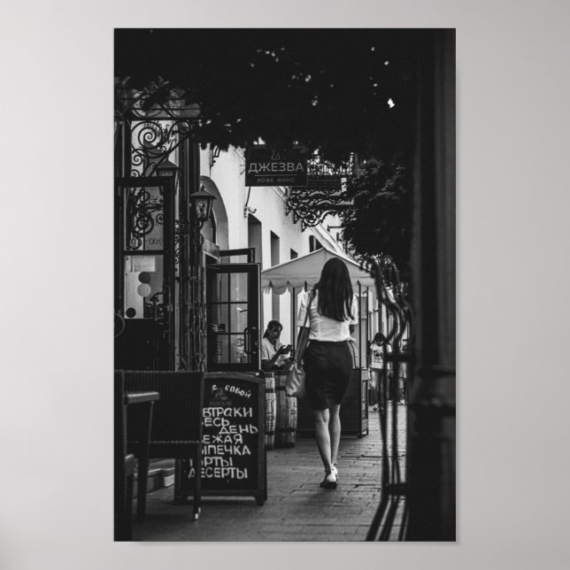 Affiche Biélorussie Grodno Paysage Urbain Architecture Urb (Devant)