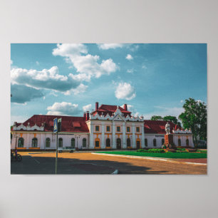 Affiche Biélorussie Porechye Parecca Architecture Station