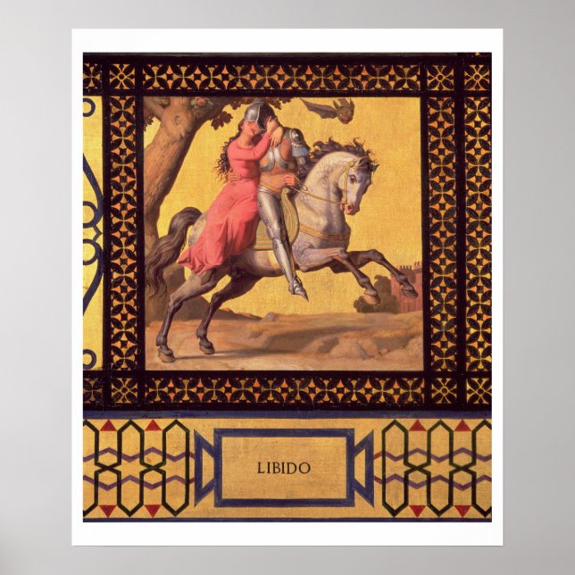 Affiche Bien et mal : Libido, 1832 (détail de 89709) (huil (Devant)