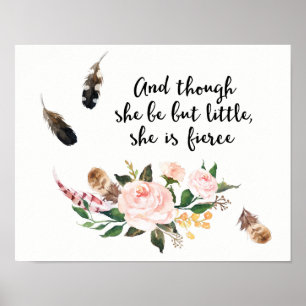 Affiche Bien qu'elle soit mais petite, elle est fière