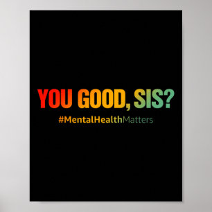 Affiche Bien Sis Problèmes De Santé Mentale Dépression Amu