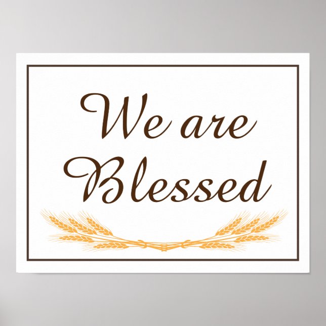 Affiche bienheureuse (Devant)