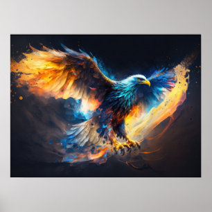 Affiche Bientôt Eagle Artwork Fire And Ice