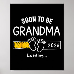 Affiche Bientôt Être Grand-Mère 2026 Chargement De Grosses