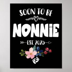 Affiche Bientôt Être Nonnie 2025 Fête des mères Première F
