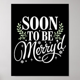 Affiche Bientôt, Joyeux Noël Engagé Couple Matchi