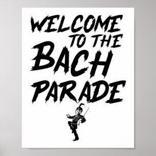Affiche Bienvenue À Bach Parade Bride Squad Gothic Bach