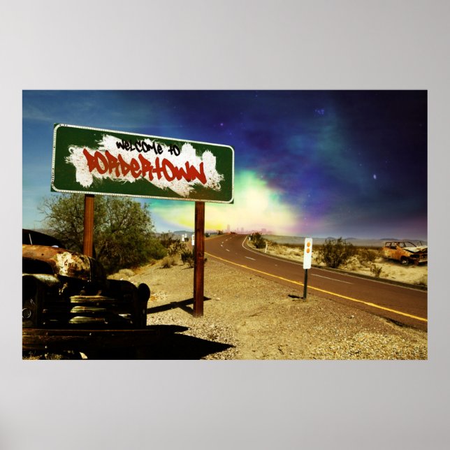 Affiche bienvenue à bordertown (Devant)