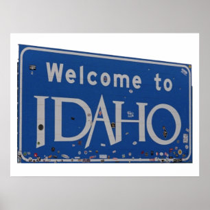 Affiche Bienvenue à Idaho
