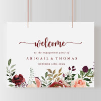 Bienvenue à la fête de fiançailles florale d'été r