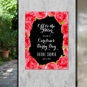 Affiche Bienvenue à la Fête des mariées Derby de l'Altar