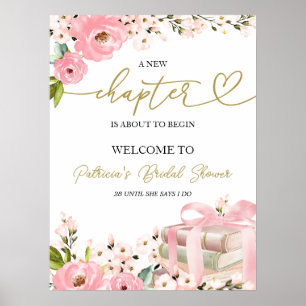Affiche Bienvenue à la fête prénuptiale de A New Chapter B
