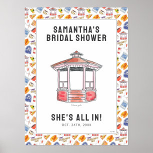 Affiche Bienvenue à la fête prénuptiale de Gilmore Girls