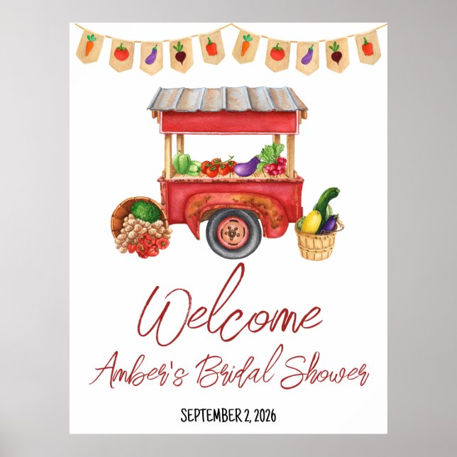 Affiche Bienvenue à la fête prénuptiale Elle est hors du M (Devant)